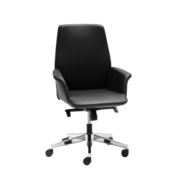 Accord Genuine Leather Medium Back Executive Chair (ACCORD MB GBL)