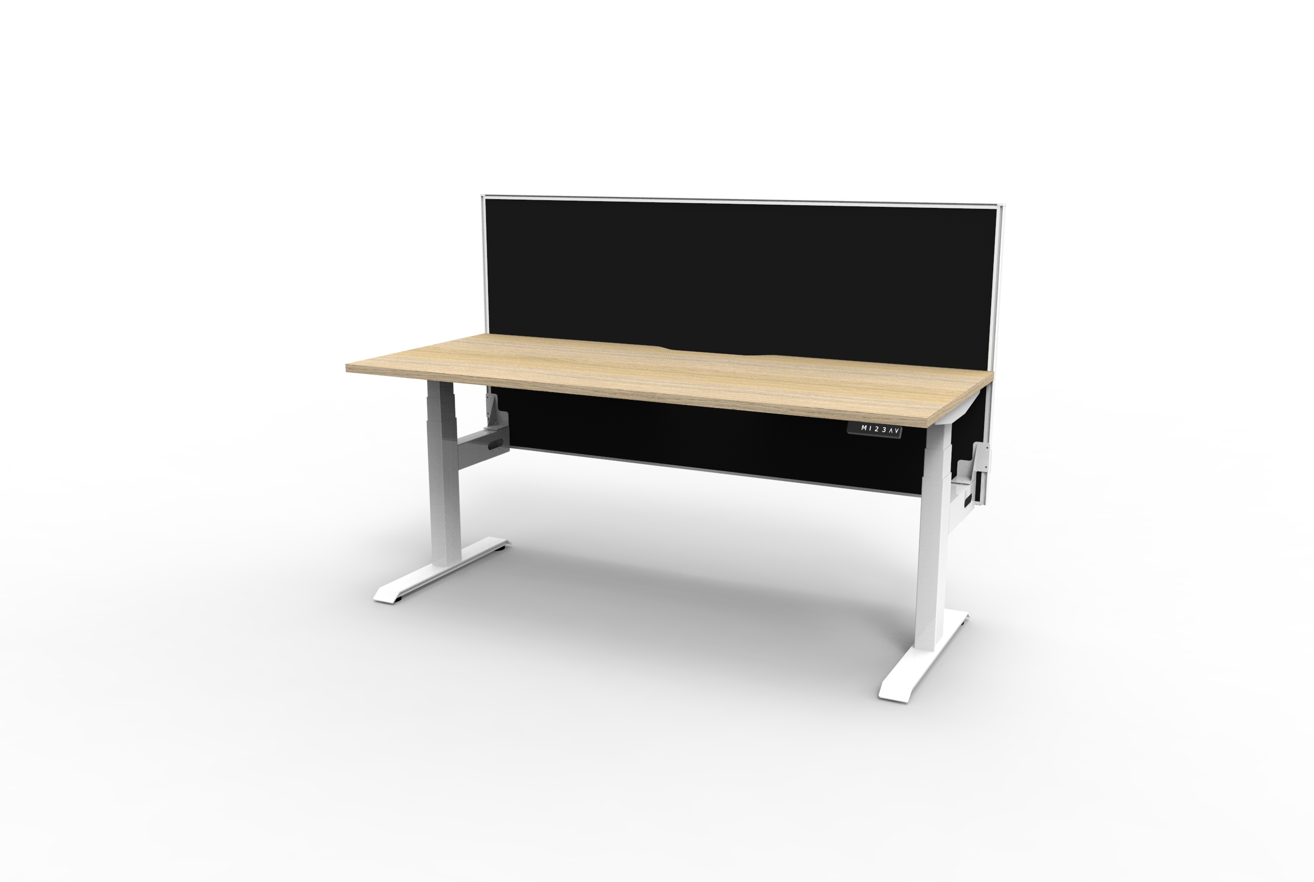 Boost+ Single Sided Workstation With Screen - (B+1PWS) - Image 3