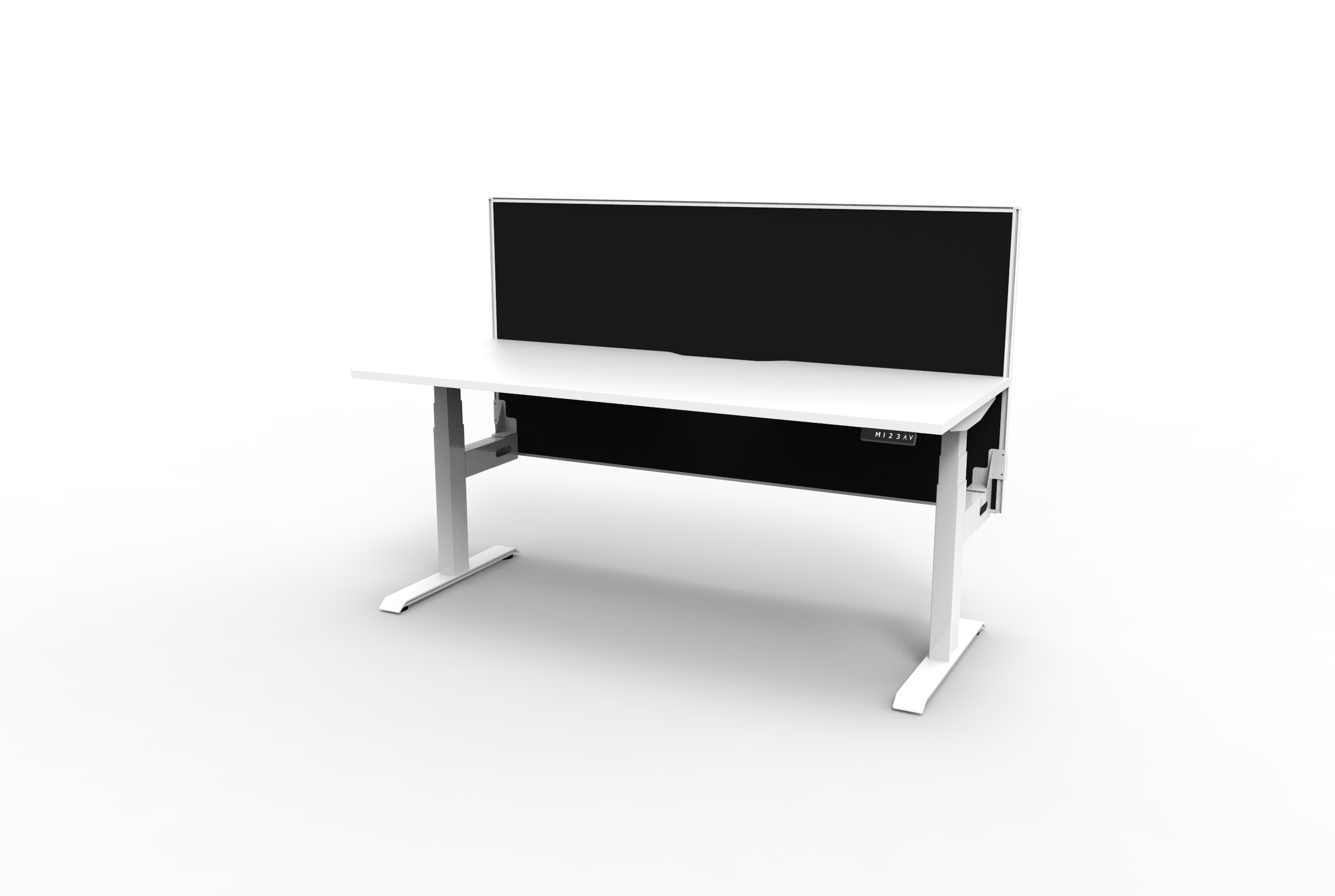 Boost+ Single Sided Workstation With Screen - (B+1PWS)