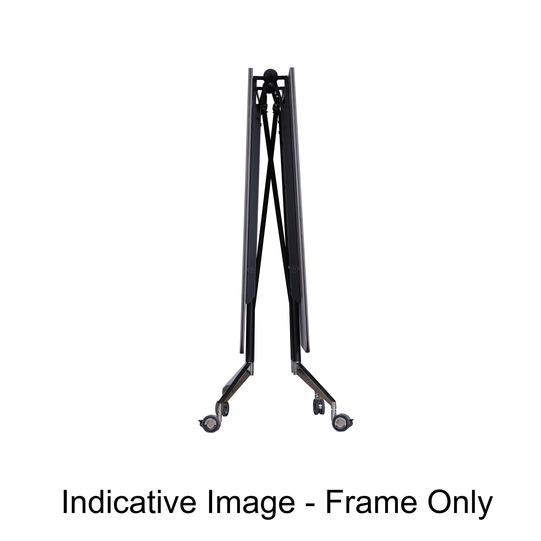 Rapid Edge Folding Boardroom Table FRAME ONLY 2095mm W x 710mm D x 725mm H - (BFF2410 BL)