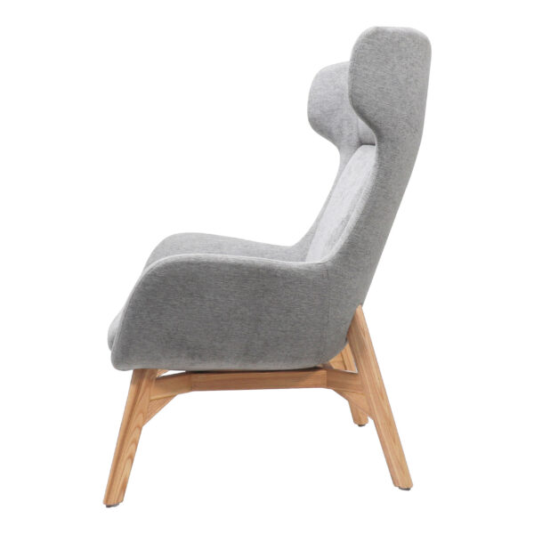 Calypso Wing Back Lounge Chair – Light Grey – (CALYPSO LG)