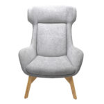 Calypso Wing Back Lounge Chair - Light Grey - (CALYPSO LG)