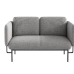 Capri Two Seater Lounge Light Grey - (CAPRI2 LG)