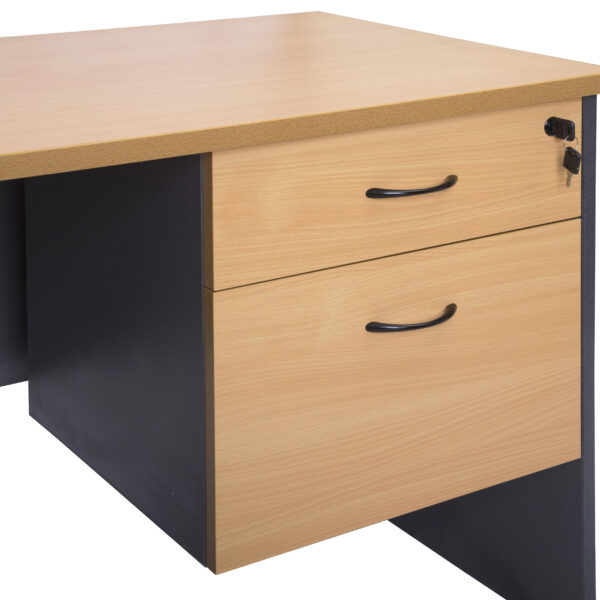 Rapid Worker Fixed Pedestal -1 Personal Drawer + 1 File Drawer (CDKP1D1F)