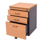 Rapid Worker 3 Drawer Mobile Pedestal - 465mm W x 447mm D x 690mm H - (CMP2D1F)