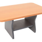 Rapid Worker Slab End Coffee Table 900mm W x 600mm D x 450mm H (CT96)