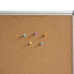 Composite Corkboard with Aluminium Frame, Suitable for Pins or Stickers (C96 - C2412)