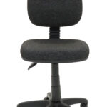 Commercial Grade Medium Back Operator Chair 2 Lever Mechanism (EC070BM BL)