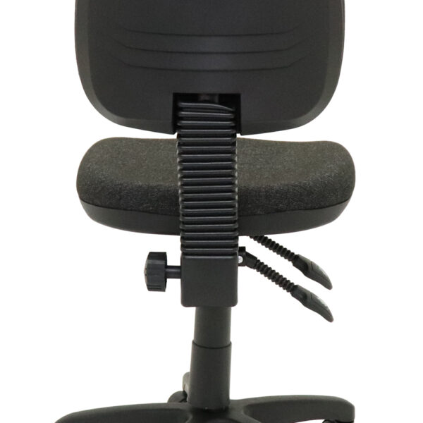 Commercial Grade Medium Back Operator Chair 2 Lever Mechanism (EC070BM BL)