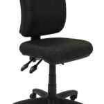 Heavy Duty Commercial Grade Square Back Operator Chair 3 Lever Fully Ergonomic Mechanism (EG400)