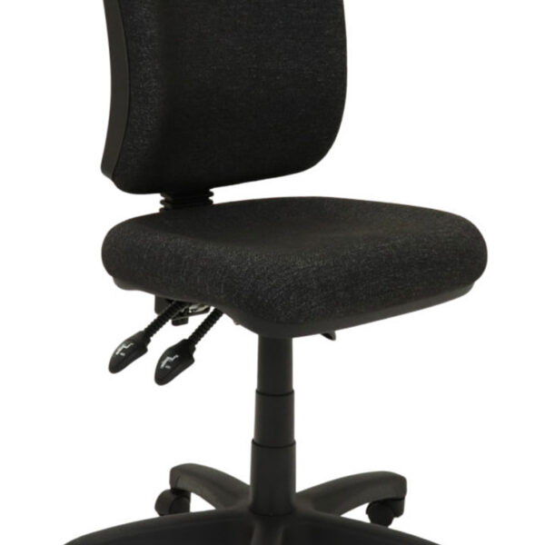 Heavy Duty Commercial Grade Square Back Operator Chair 3 Lever Fully Ergonomic Mechanism (EG400)