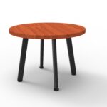 Eternity Round Coffee Table - 600mm Dia x 450mm H (ECT600 BL)