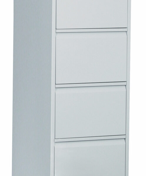 Go 4 Draw Filing Cabinet – 1321mm H x 460mm W x 620mm D – (GFCA4)