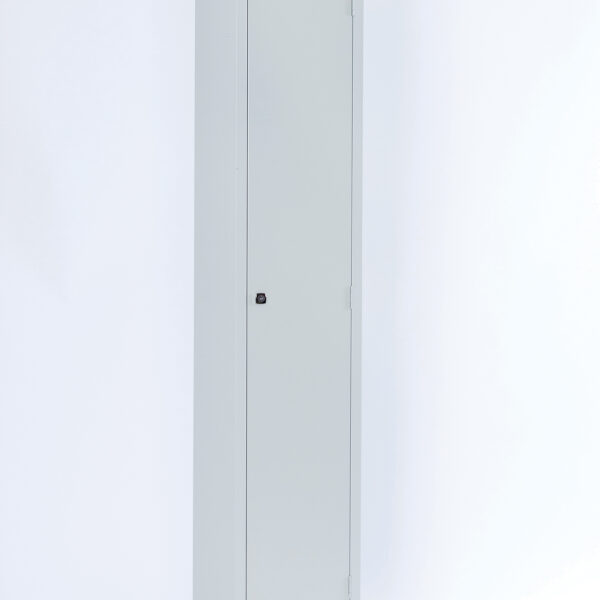GO Locker – Single Door 1830mm H x 380mm W x 455mm D – silver grey (GL380/1 SG)