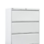 GO Heavy Duty 3 Drawer Lateral Filing Cabinet - 1016mm H x 900mm W x 473mm D (GLF3)