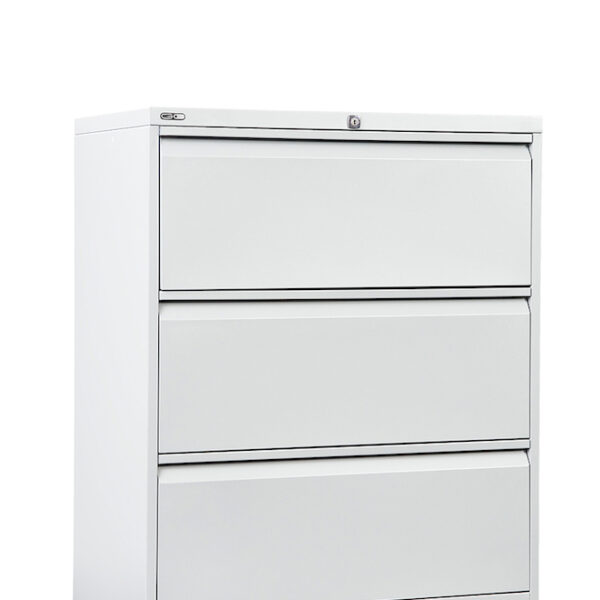 GO Heavy Duty 3 Drawer Lateral Filing Cabinet – 1016mm H x 900mm W x 473mm D (GLF3)