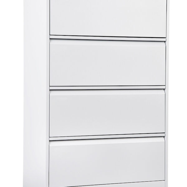 GO Heavy Duty 4 Drawer Lateral Filing Cabinet – 1321mm H x 900mm W x 473mm D (GLF4)