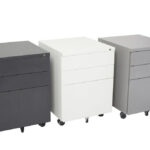 Rapidline 3 Drawer Metal Mobile Pedestal - 610mm H x 460mm W x 475mm D - (GMP3)