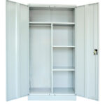 GO Wardrobe Unit 1830mm H x 910mm W x 450mm D - Silver Grey (GWA18 SG)
