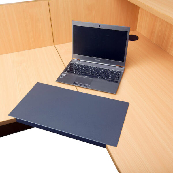 Rapidline Lozenge to suit 33mm thick desk – Graphite Ripple (LOZENGE33 GR)