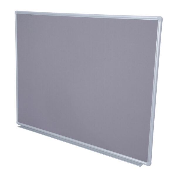 Wall mounted Pinboard with Concealed Corner Fixing. In Blue or Grey Fabric (PIN96 – PIN2412)