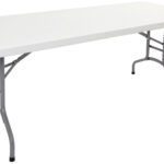 Rapidline Poly Folding Table 1800 X 750 - Off white