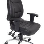 High Back PU Leather Commercial Grade Chair 4 Lever Fully Ergonomic Mechanism (PU300)