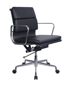 Rapidline Medium Back Meeting/Executive Chair Single Point Lock Mechanism (PU900M)