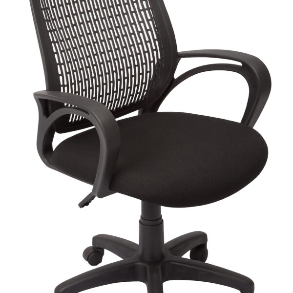 Rapidline Plastic Back Operator Chair – Black (RE100)