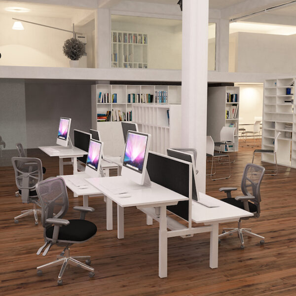 Rapid Electric Paramount 2 Person Back To Back Workstation