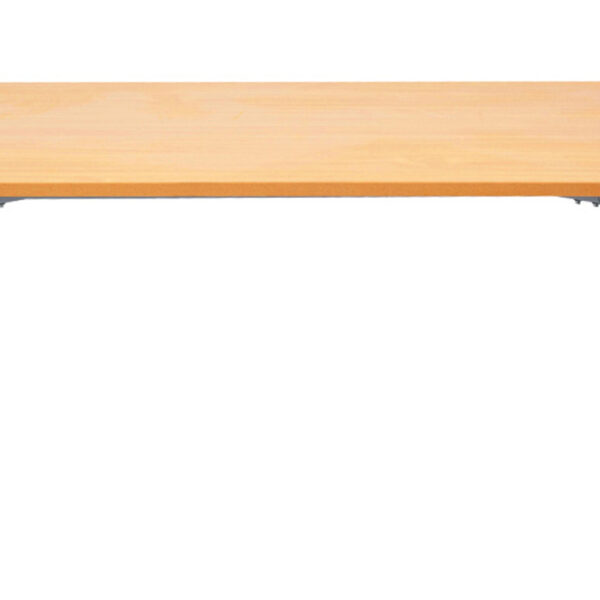 Rapid Span Meeting Table 1800mm W x 750mm D x 705mm H Silver P/C Frame With Chrome Foot – Adj. Levelling Feet E0 Rated Melamine Board – Beech (RST1875 B)