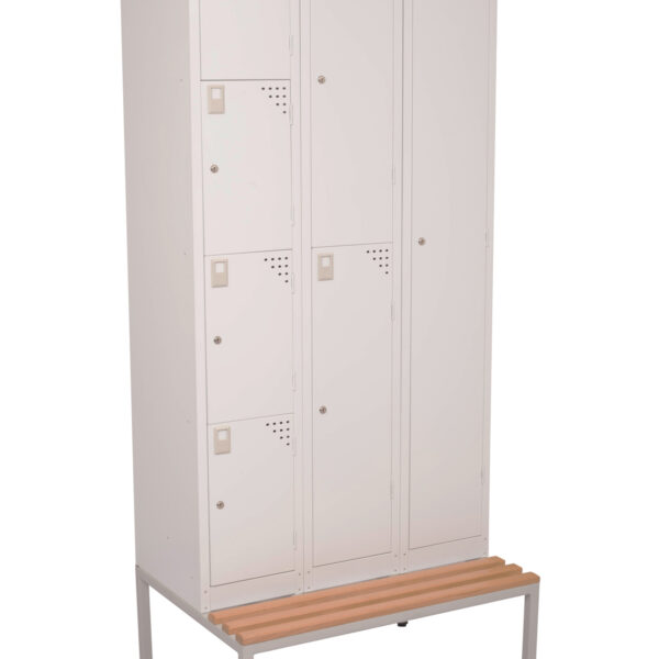 Seat And Stand To Suit Bank Of 3 GO  – 350mm H x 610mm W x 700mm D (S+S3305 SG)