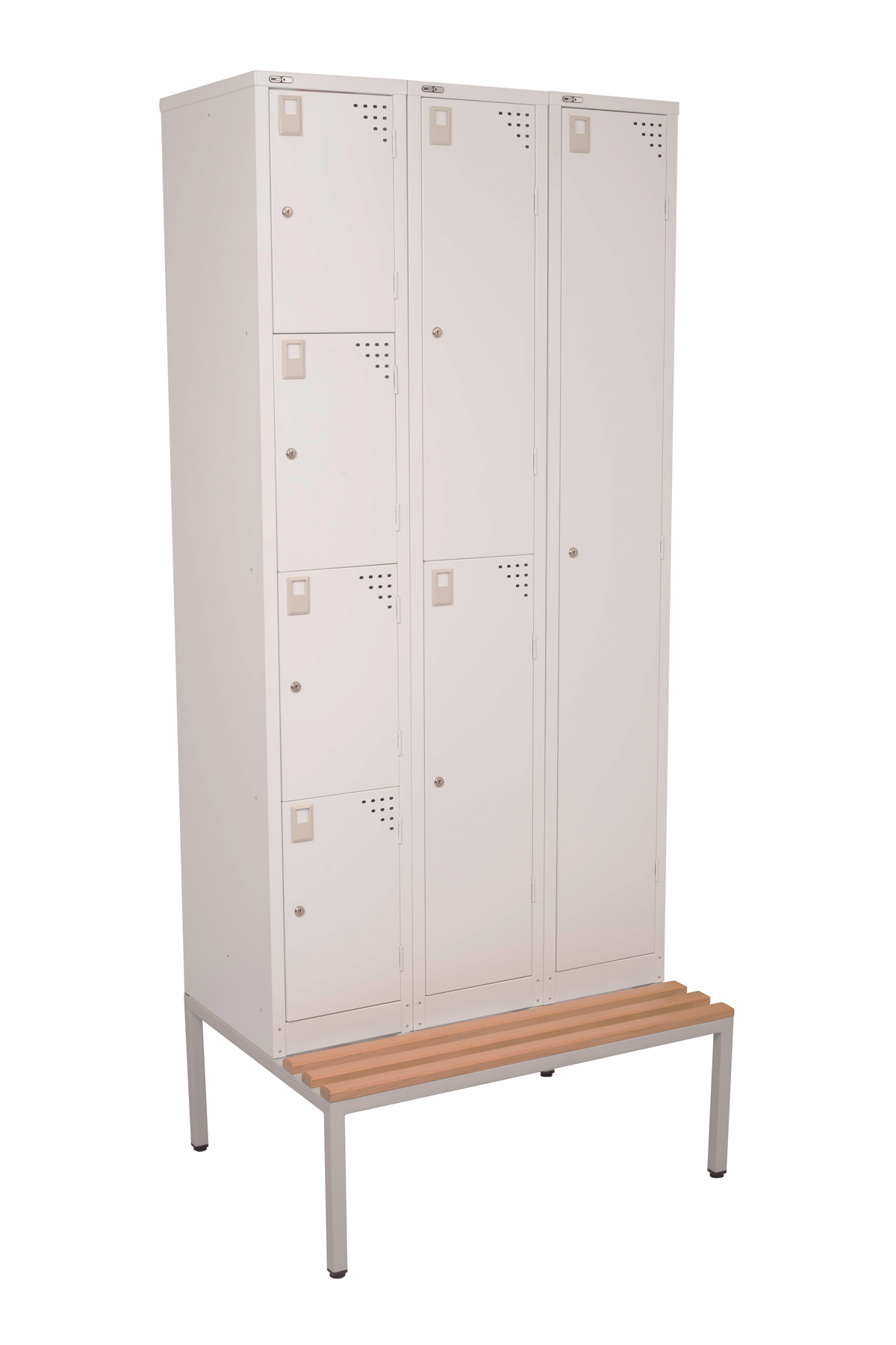 Seat And Stand To Suit Bank Of 3 GO - 350mm H x 610mm W x 700mm D (S+S3305 SG)