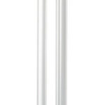 Rapid Slimline Screen 120 Deg. Joining Pole 1650mm H x 30mm Dia - Joins Screens At a 120 Deg. Angle Anodised Silver Finish - Includes Joining Strips (SC16/120 POLE)