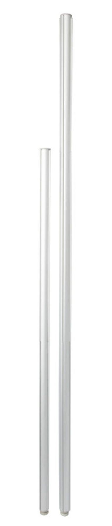 Rapid Slimline Screen 120 Deg. Joining Pole 1650mm H x 30mm Dia - Joins Screens At a 120 Deg. Angle Anodised Silver Finish - Includes Joining Strips (SC16/120 POLE)