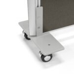 Pair Of Free Standing Feet Including 4 Castors Per Foot To Suit Rapid Screen Castors Can Be Removed From Foot To Make Screen Stationary (SCFREE STANDING FEET)