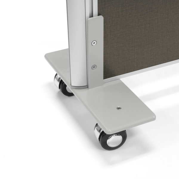 Pair Of Free Standing Feet Including 4 Castors Per Foot To Suit Rapid Screen Castors Can Be Removed From Foot To Make Screen Stationary (SCFREE STANDING FEET)