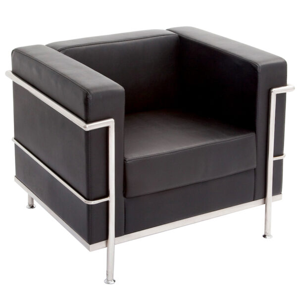 Space 2 Seater Lounge Chrome Wrap Around Frame (SPACE2)