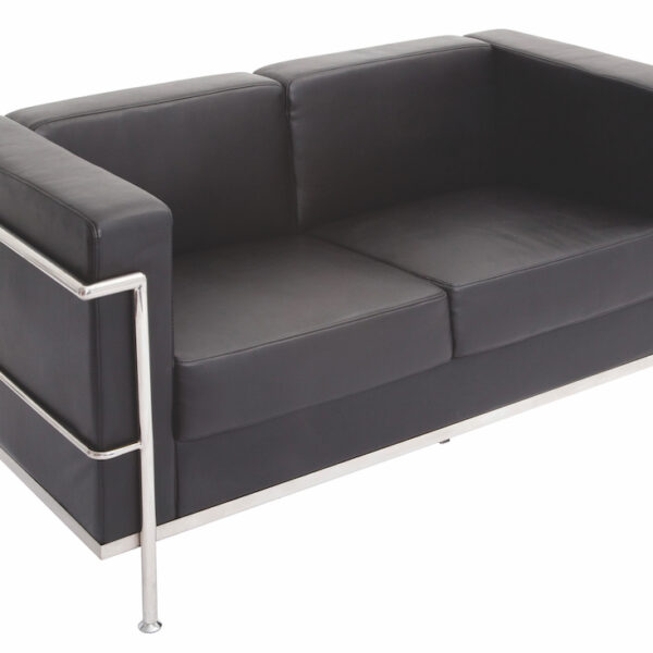 Space 2 Seater Lounge Chrome Wrap Around Frame (SPACE2)