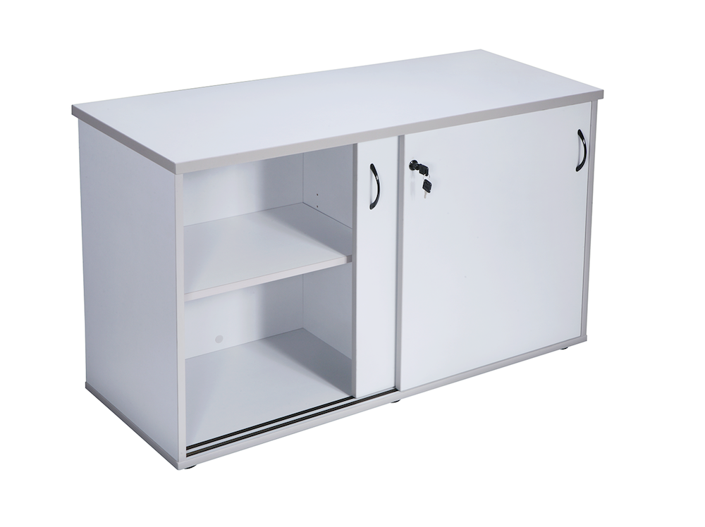 Rapid Vibe Sliding Door Credenza - 1200mm W x 450mm D x 730mm H - (SPC12)
