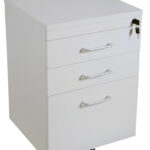 Rapid Vibe Mobile Pedestal - 2 Personal Drawers + 1 File Drawer  465mm W x 447mm D x 690mm H (SPMP3)