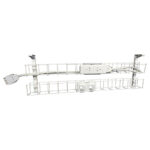 DUAL TIER CABLE BASKET KIT - 1550mm W, Dual Auto Switched Power Module,  2 x Data Tiles (SWBK15502G2D)