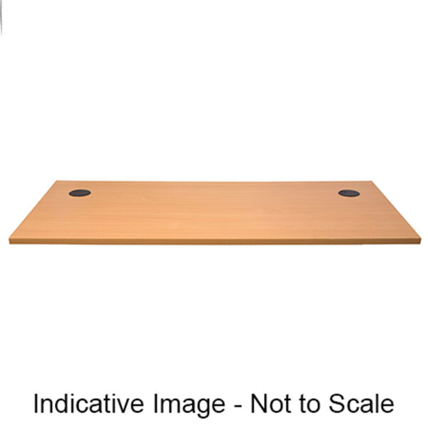 Table Top Only 1200mm w x 600mm D x 25mm T E0 Rated Melamine Board Matching Rigid Edging – (T126)
