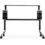 Typhoon Flip Top Table Frame To Suit 1500mm W x 750mm D Worksurface (TFF15 BL)