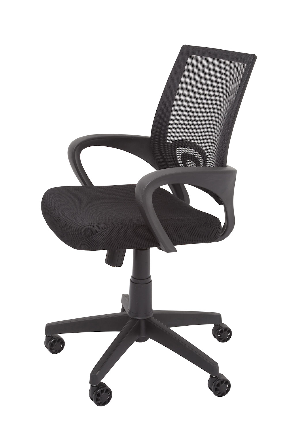 Rapidline Mesh Back Operator Chair With Arms - Black (VESTA BL)