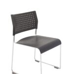 Wimbledon Visitor Chair - no arms - Black (WIMBLEDON)
