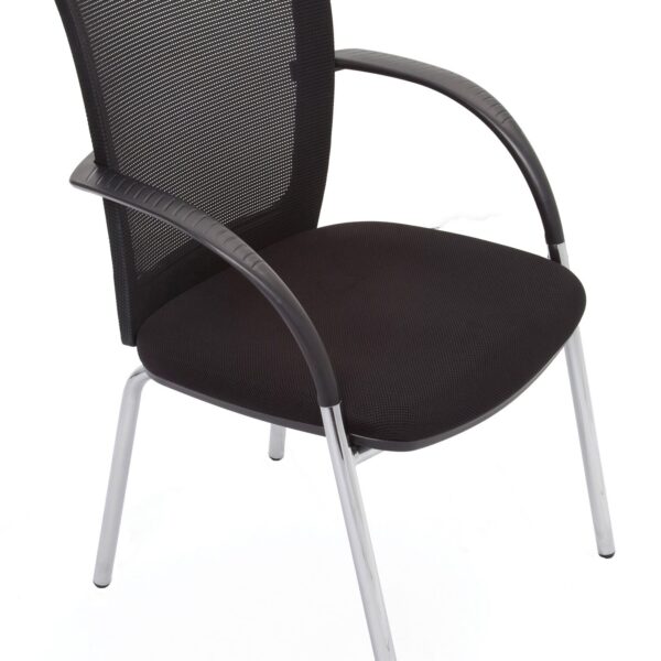 Mesh Back Visitors Chair – Black (WMV BK)