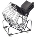 Chair Trolley To Suit ZOLA, WIMBLEDON, PMV-BK - Black - (Z TROLLEY)