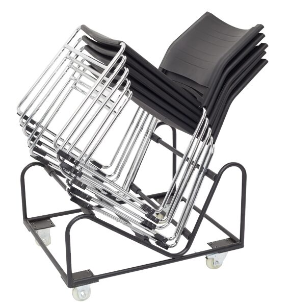 Chair Trolley To Suit ZOLA, WIMBLEDON, PMV-BK – Black – (Z TROLLEY)