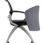 Mesh Back Training And Conference Chair Foldable With Nesting Capabilities (ZOOM BL)